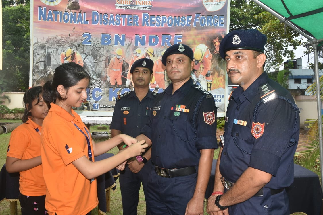 SPK Jain Students Celebrate Raksha Bandhan with NDRF Heroes - Voice of ...